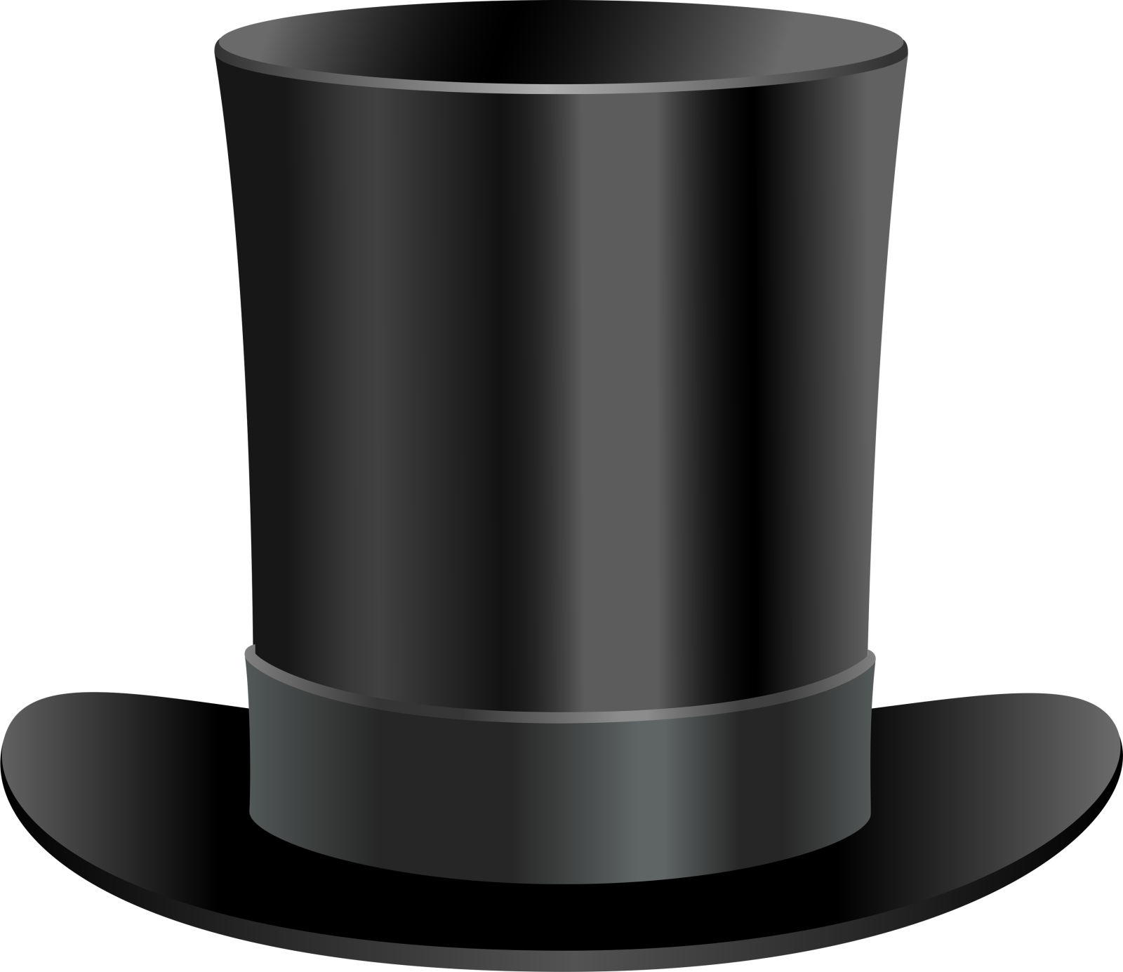 a top hat on a white background
