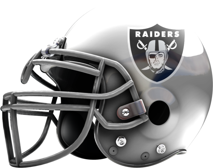 the oakland raiders helmet
