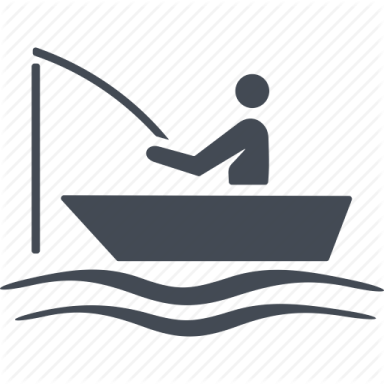 a man in a boat icon