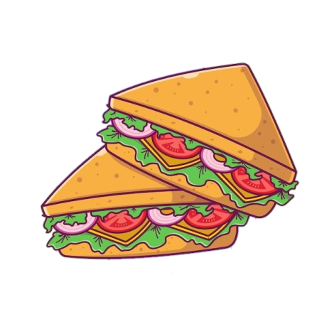 a sandwich with meat and vegetables on it