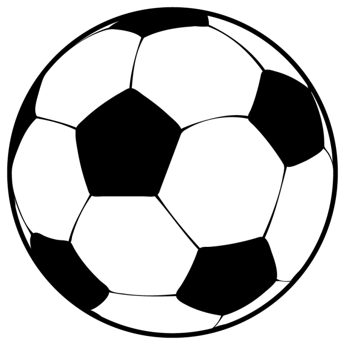 a soccer ball on a white background