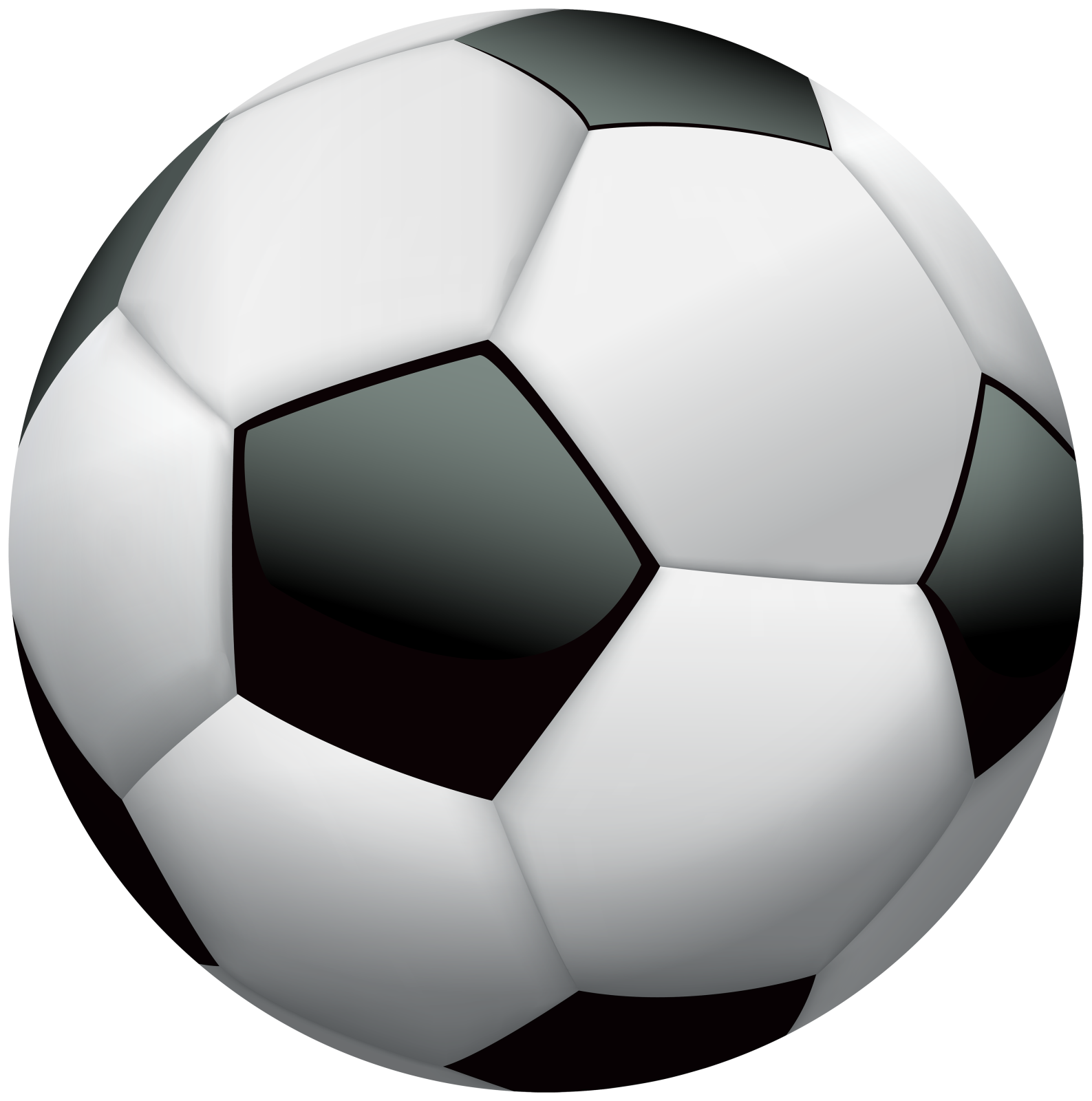 a soccer ball on a white background