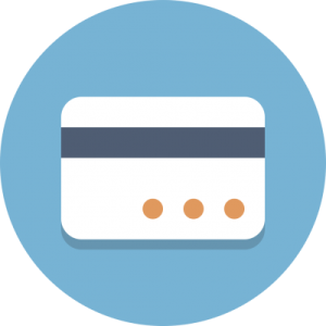 an icon of a credit card