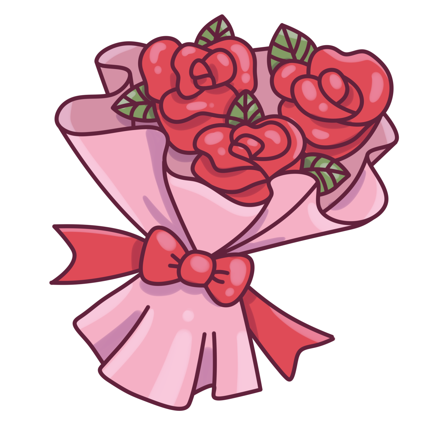 a bouquet of red roses with a bow