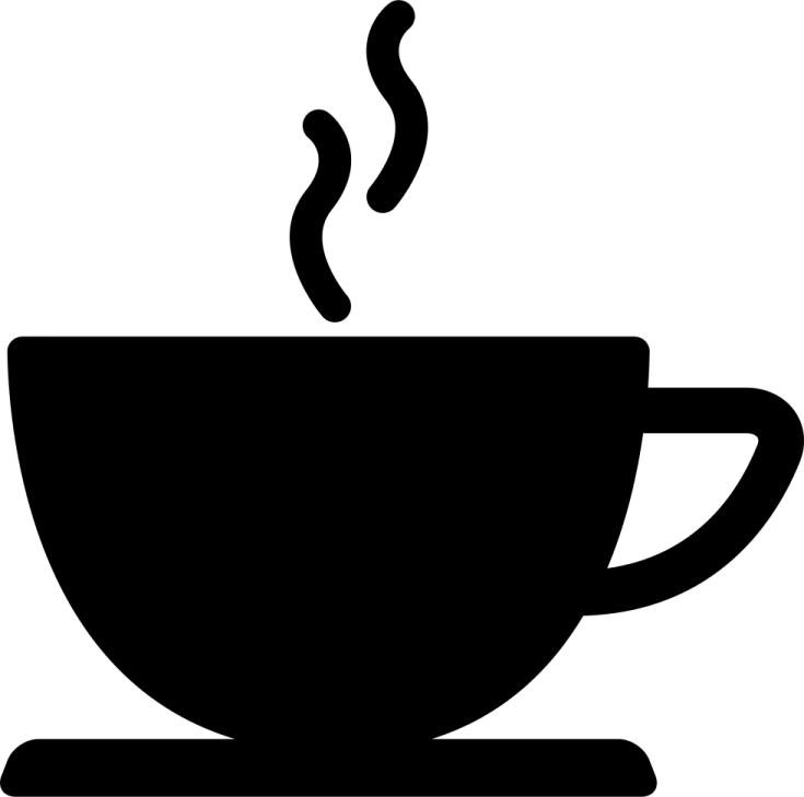 a cup of coffee on a saucer