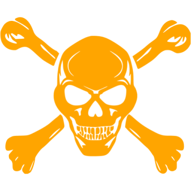 a skull and crossbones