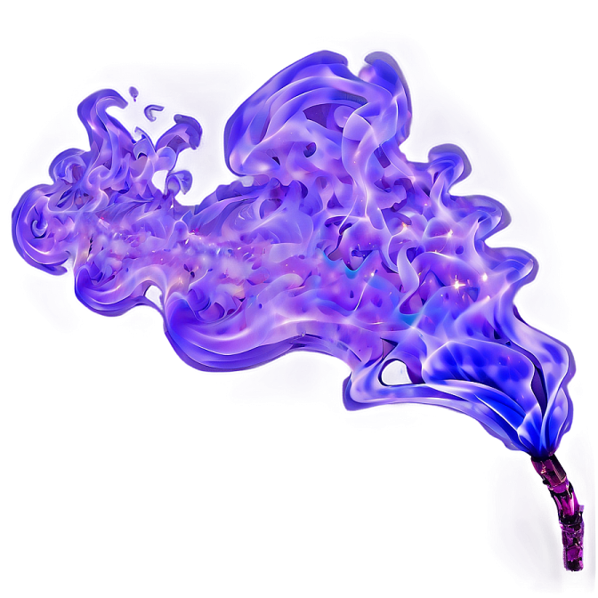 a blue and purple colored object