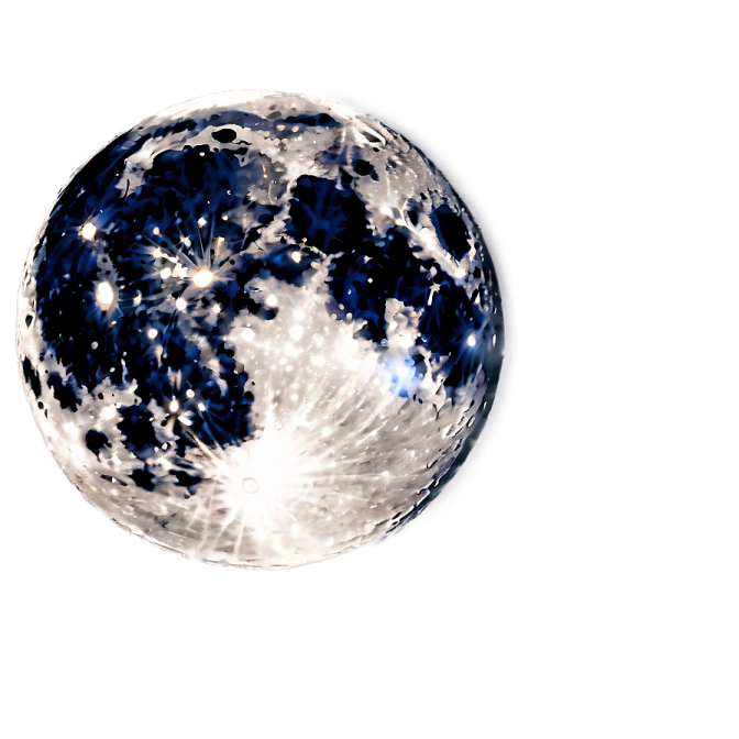 an image of the moon on a white background