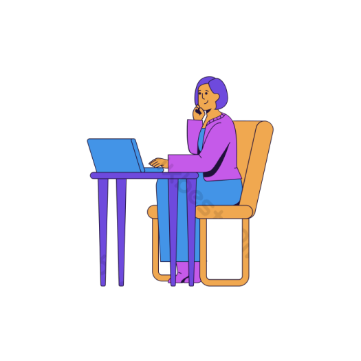 a person sitting at a table with a laptop