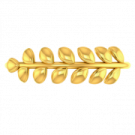a gold leaf pin