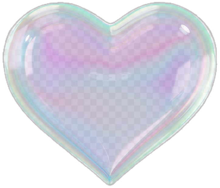 a heart shaped balloon on a transparent background