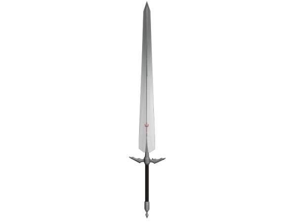 a sword on a white background