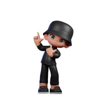 a little boy in a black suit and hat