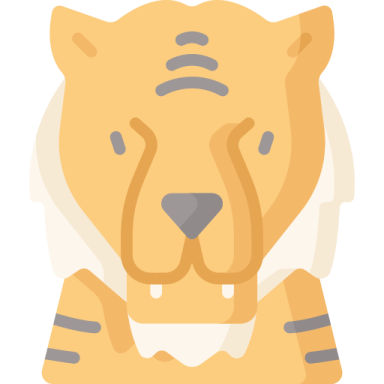 a brown dog with its head tilted down