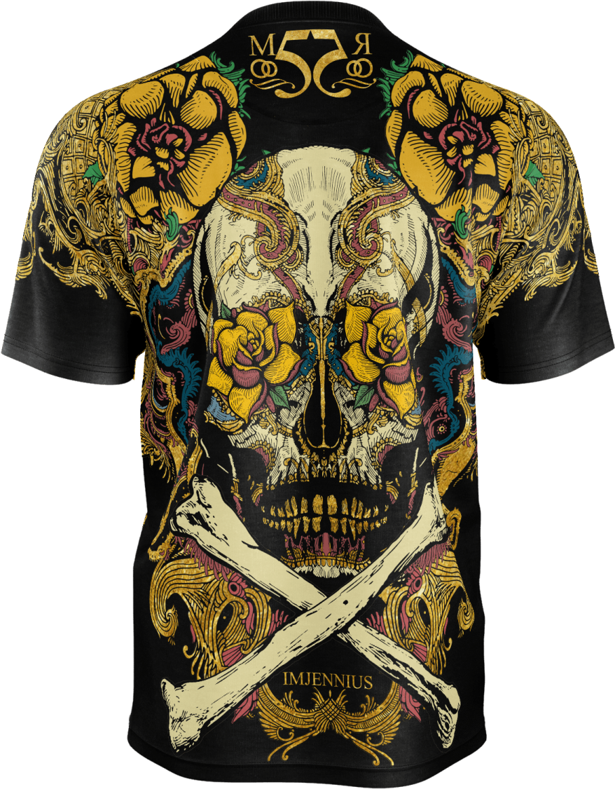skull and crossbones t - shirt