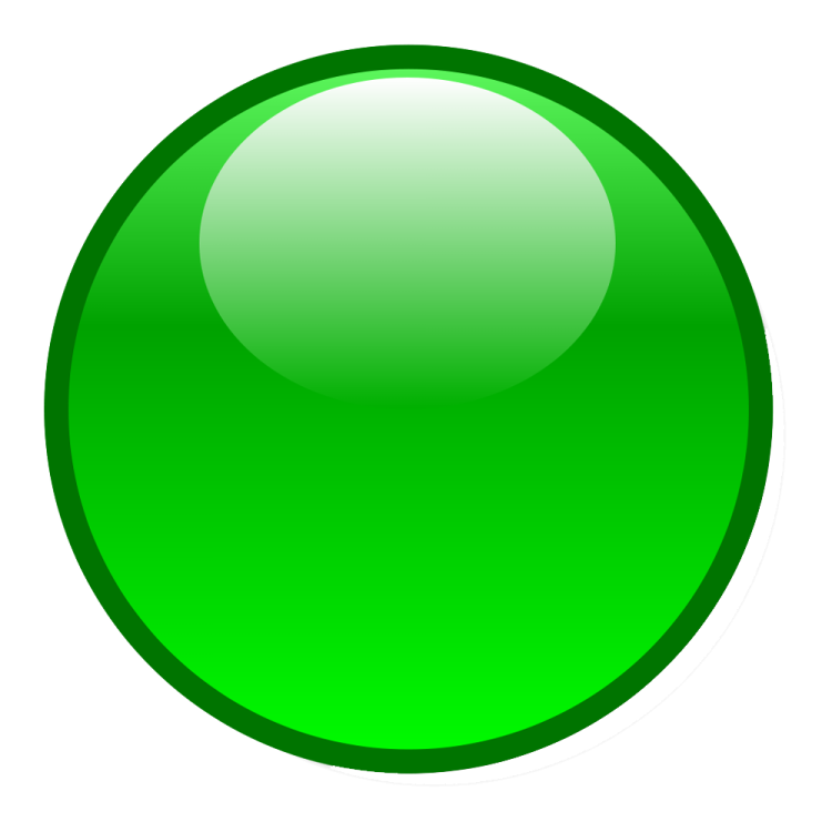 a green button on a white background