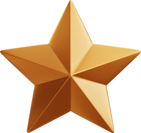 an image of a gold star