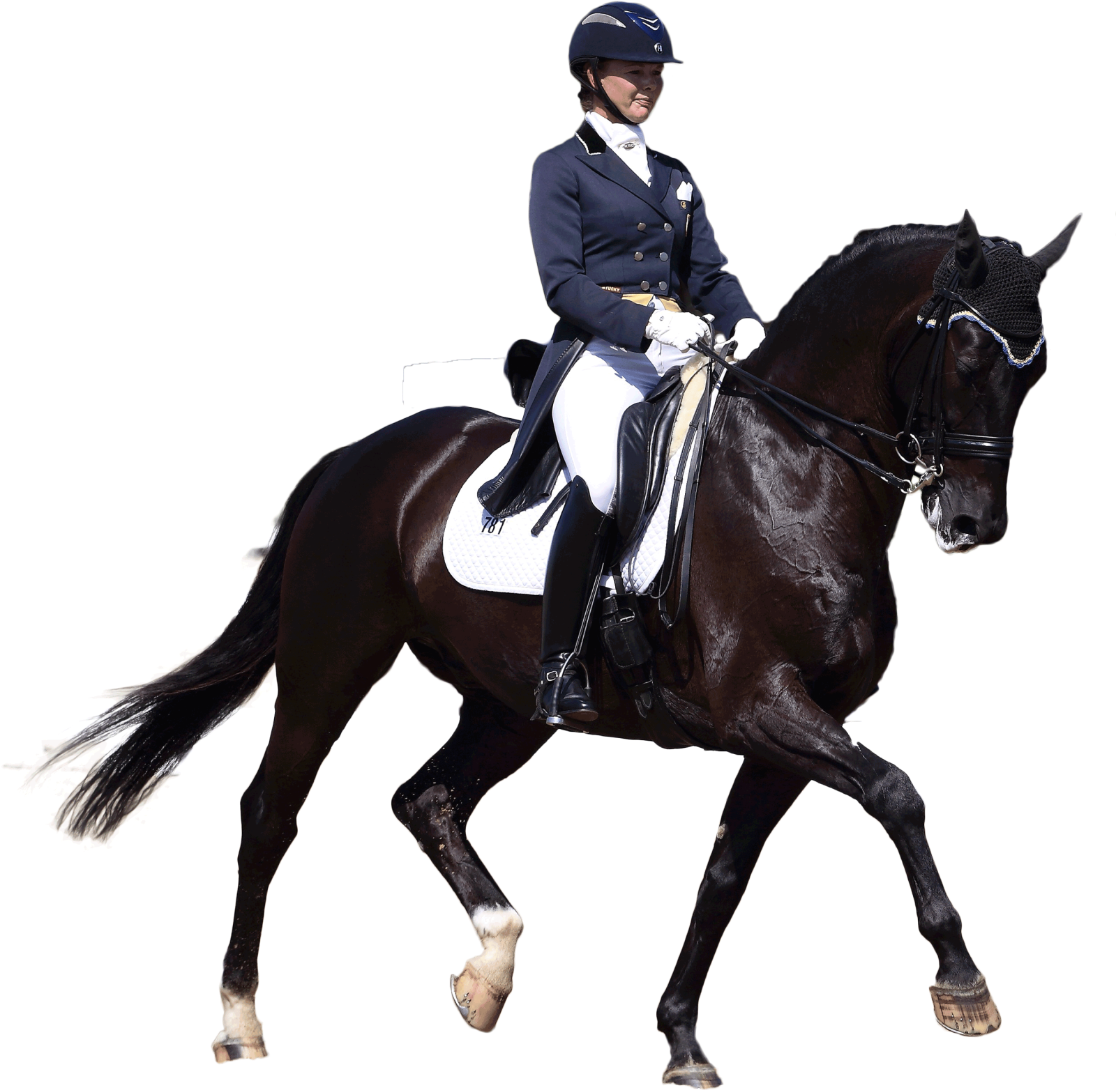 a woman riding on the back of a brown horse