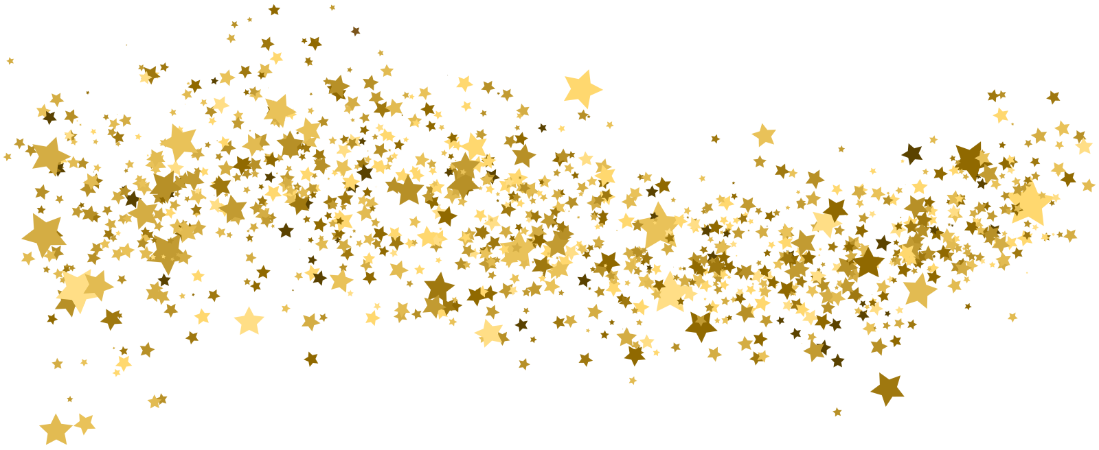 a white background with gold stars