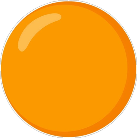 an orange color with a white background