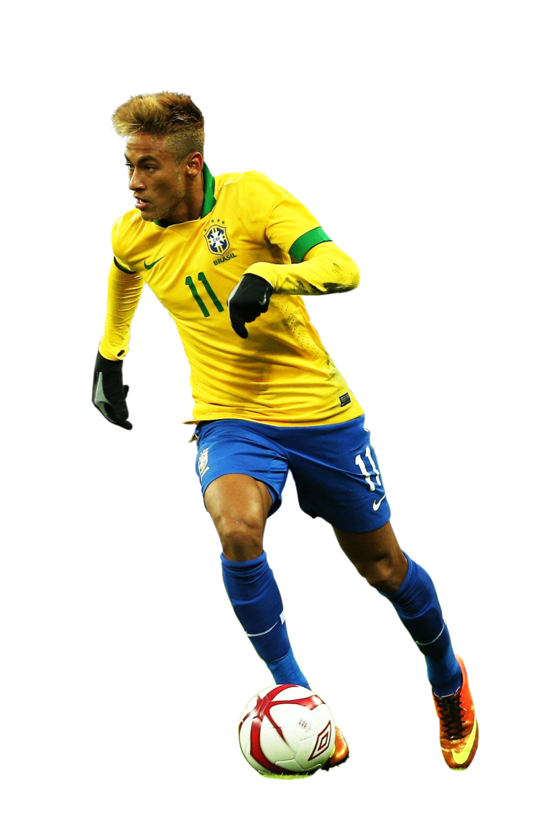 a man in a yellow shirt kicking a soccer ball