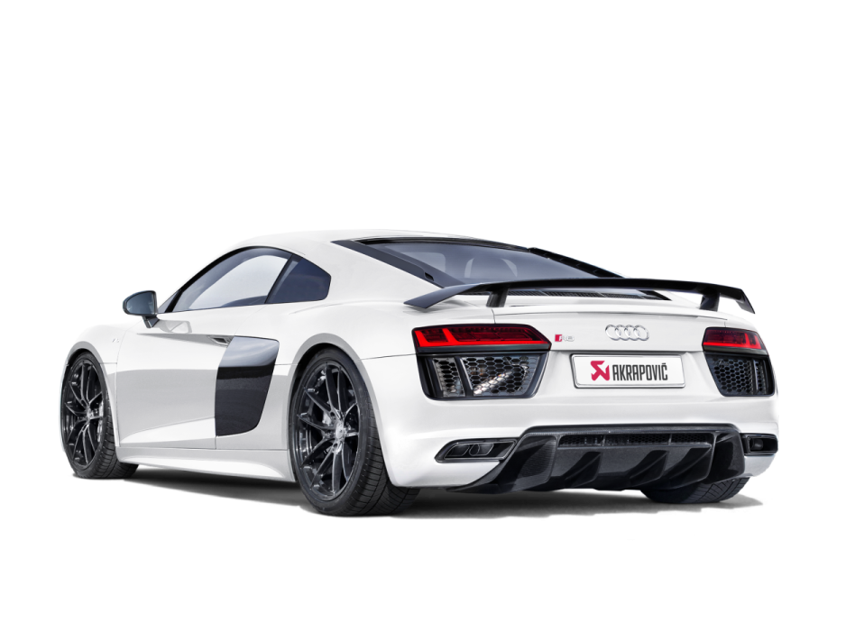 a white audi sports car