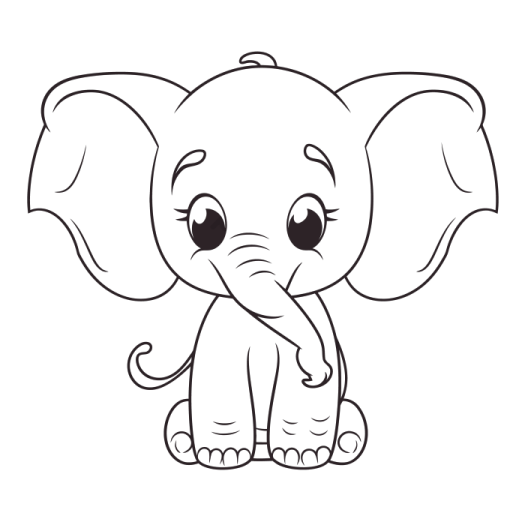 how to draw an elephant step by step