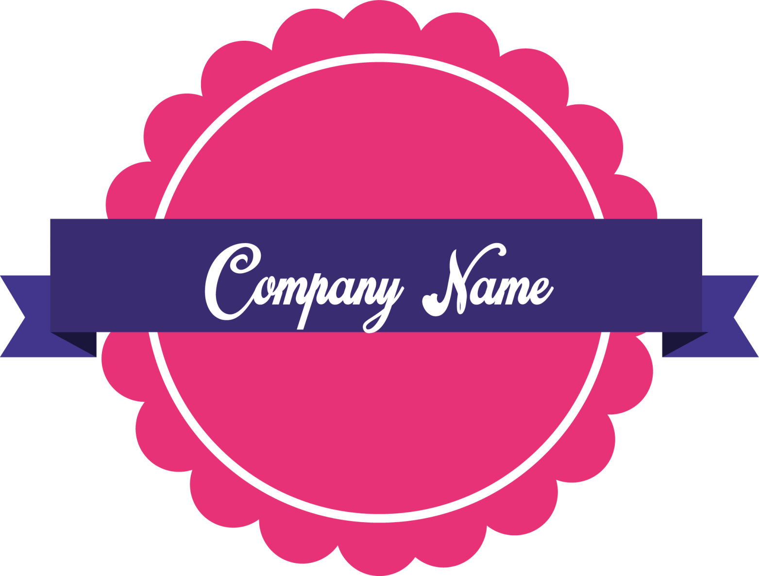 the logo for company name