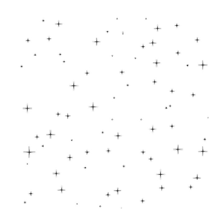 a black and white image of stars