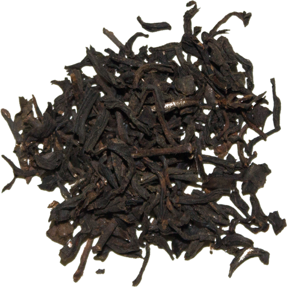a pile of black tea
