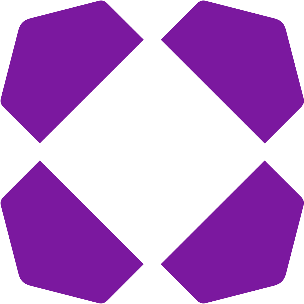 an image of a purple and white diamond
