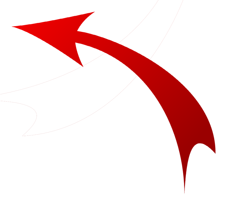 a red arrow pointing up to the right