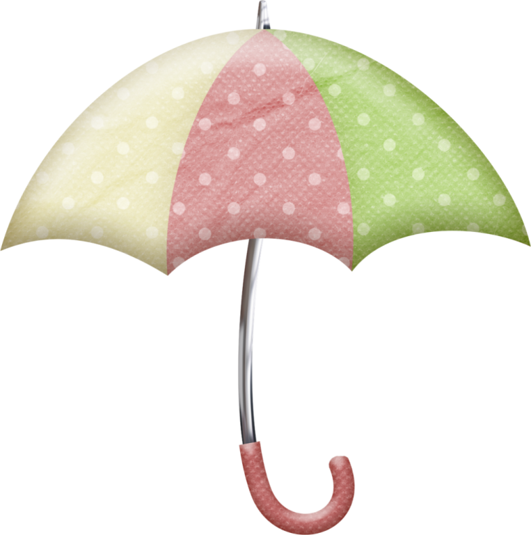 an umbrella with polka dots on it