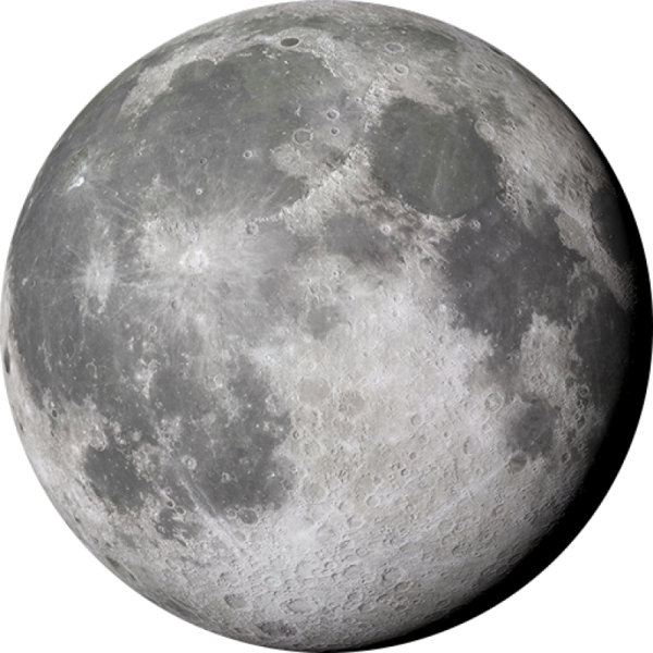 an image of the moon on a white background