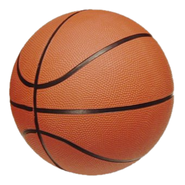 a basketball ball on a white background
