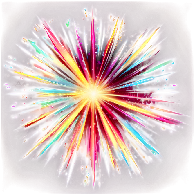 a colorful explosion of colored paint
