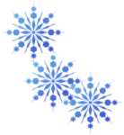 a blue and white snowflake pattern