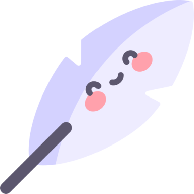 a white umbrella with red eyes on it