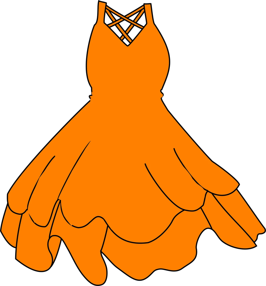 a dress on a hanger