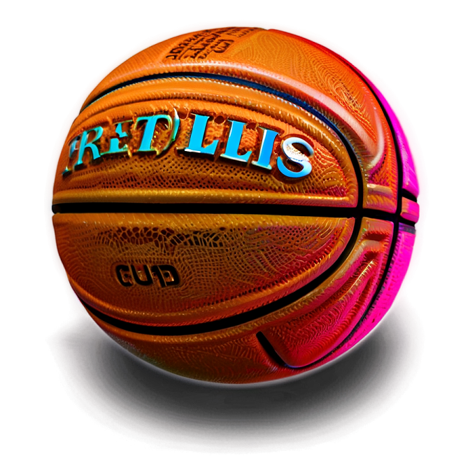 a basketball ball on a white background