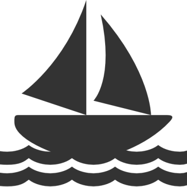 a black and white image of a sail