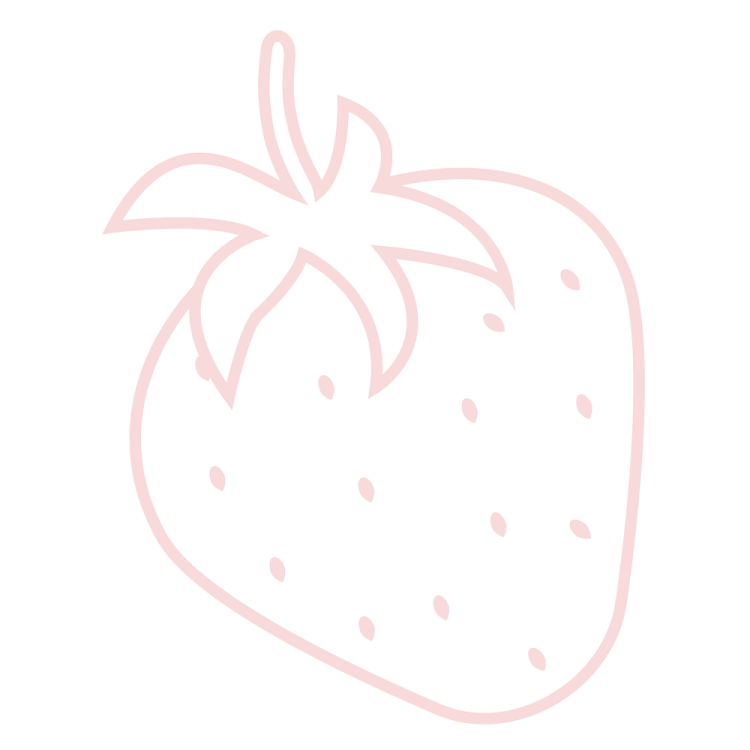 a strawberry on a white background