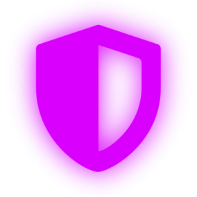a red shield icon on a white background