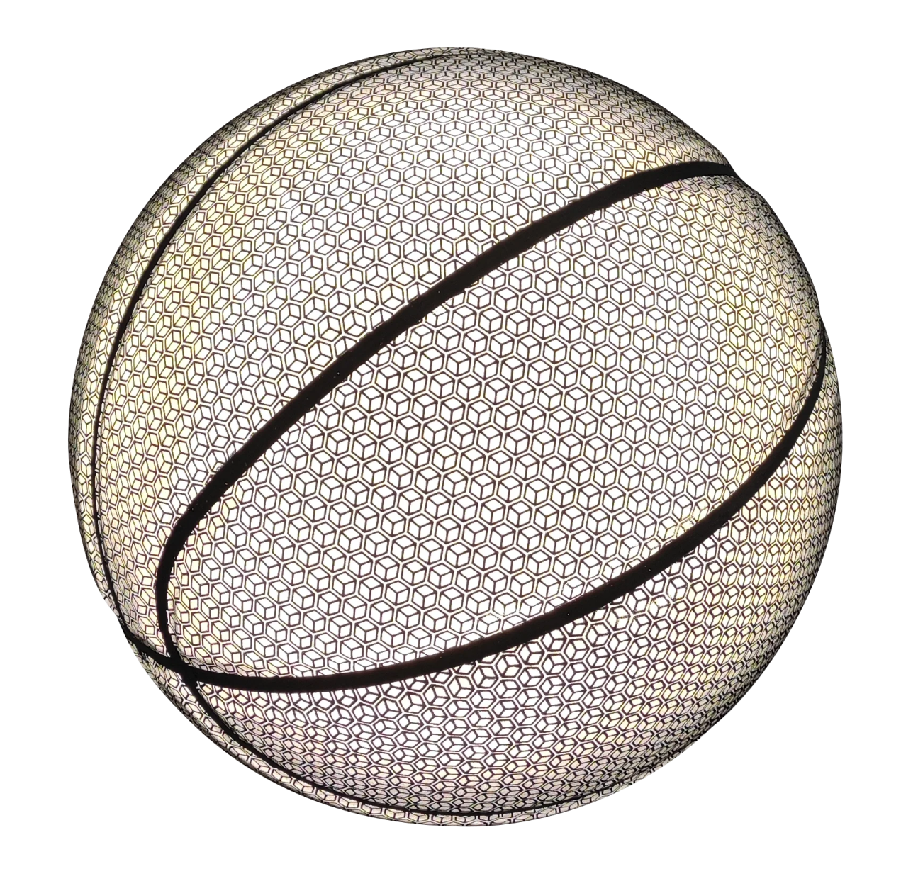 a basketball ball on a white background