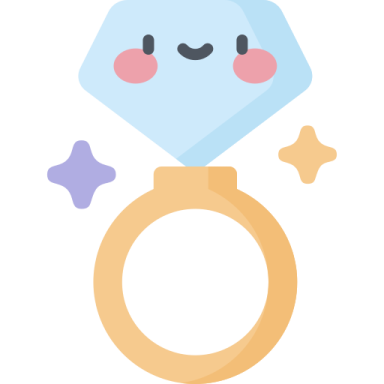 a ring with a diamond on it