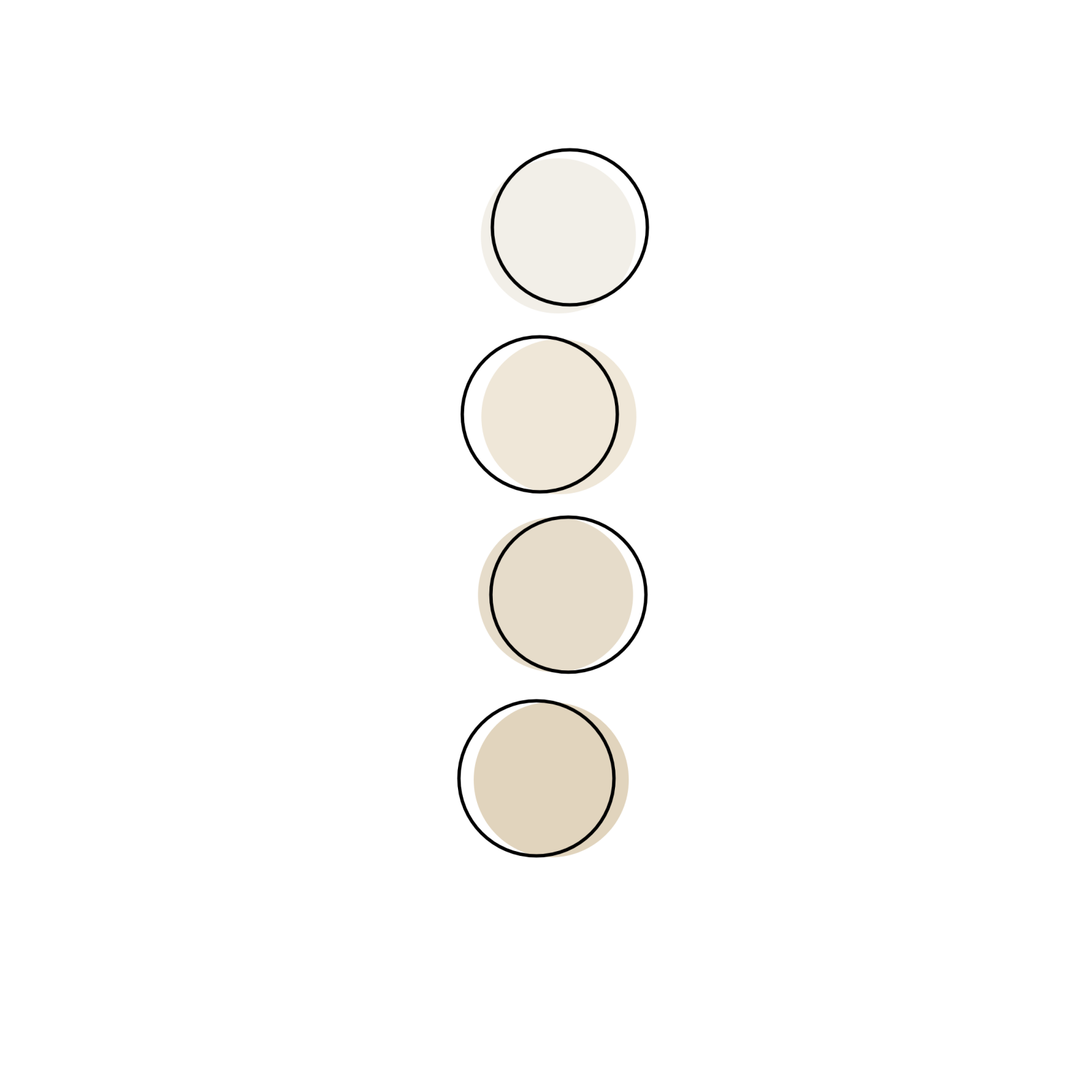 an image of three circles on a white background