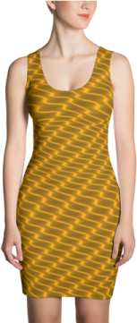 an image of a woman in a yellow dress
