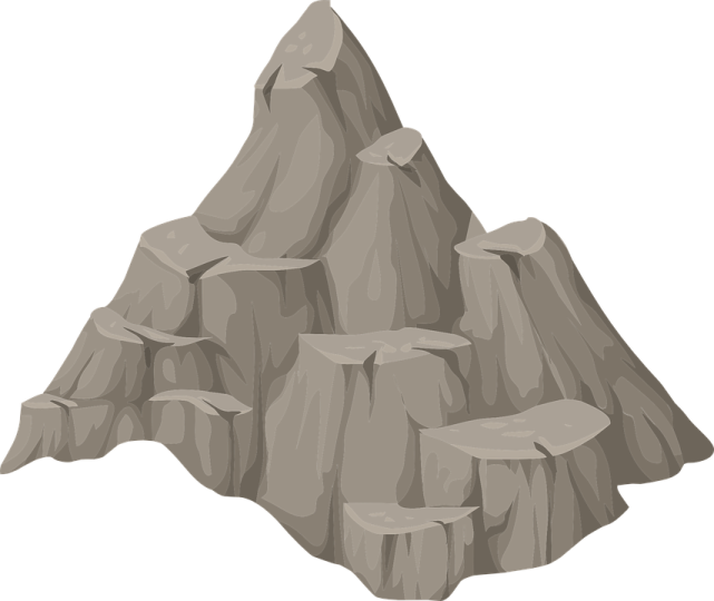 a pile of rocks