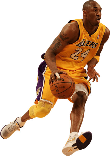 a basketball player with a ball in his hand