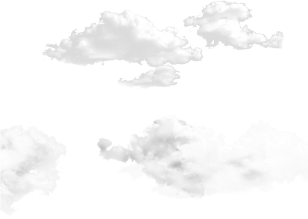 white clouds on a white background